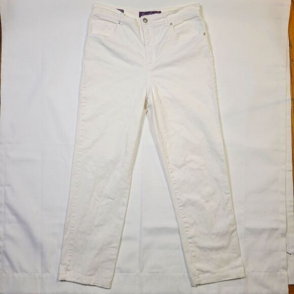 Gloria Vanderbilt White Denim Jeans - Picture 1 of 11